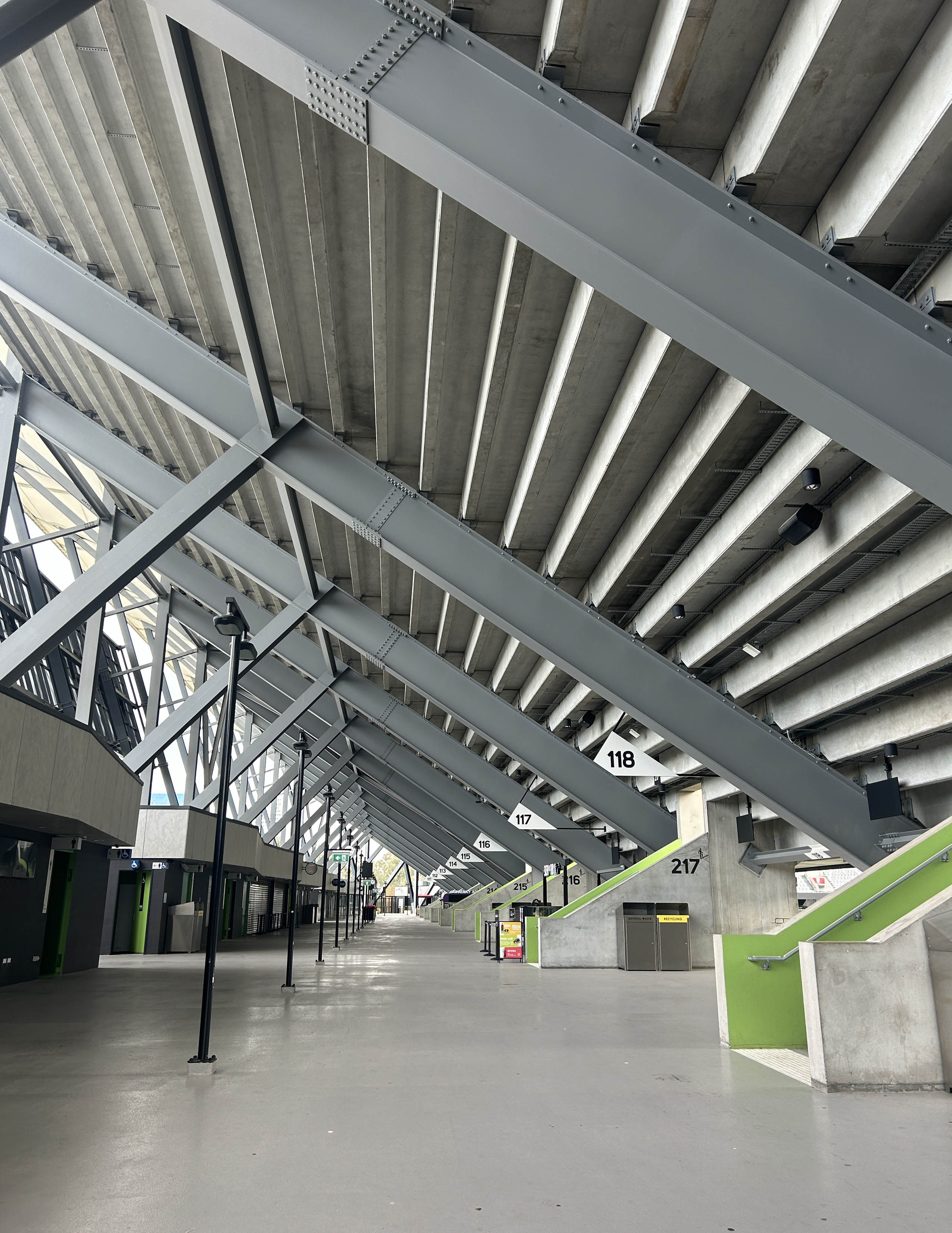 Commbank stadium concourse