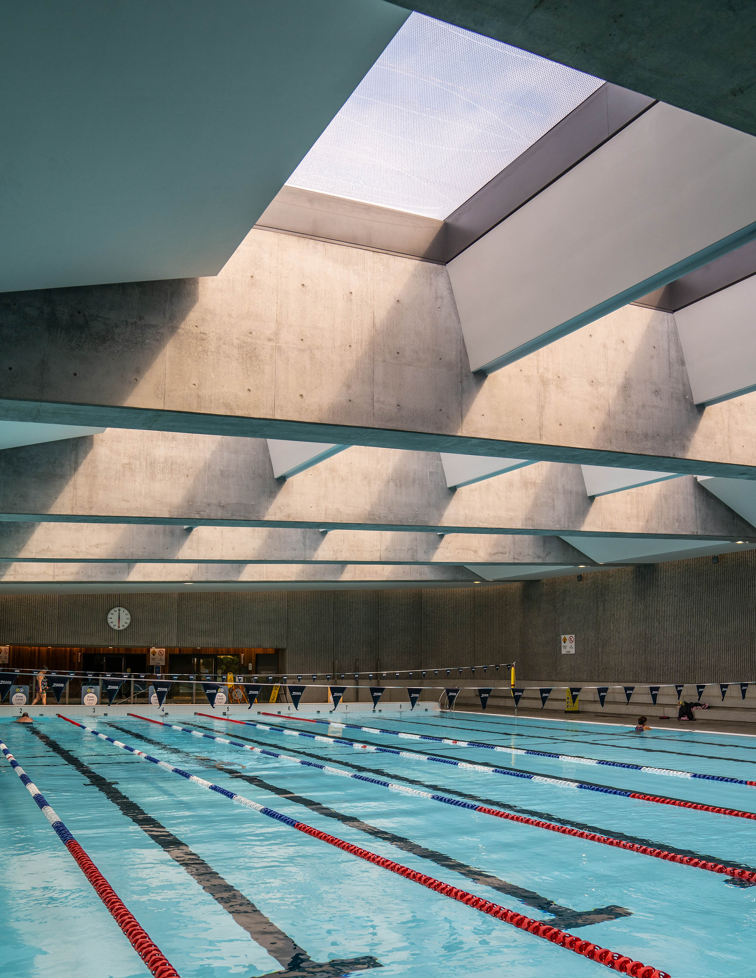 Parramatta Aquatic centre inside pool