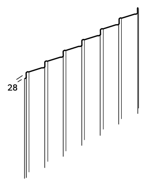 LYSAGHT SMARTASCREEN® Fencing dimensions
