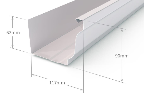 Stratco S Gutter dimensions