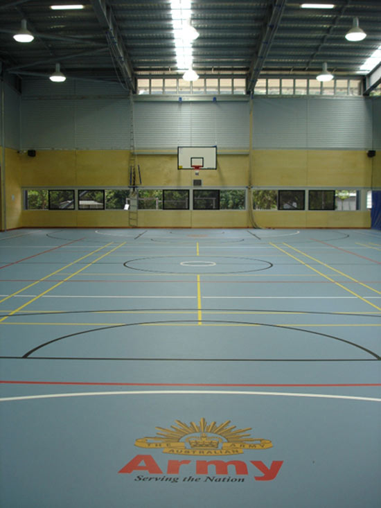 Gymnasium Building at Lavarack Army Base in Townsville 