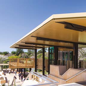 Queensland Uni adds golden touch to walkway 