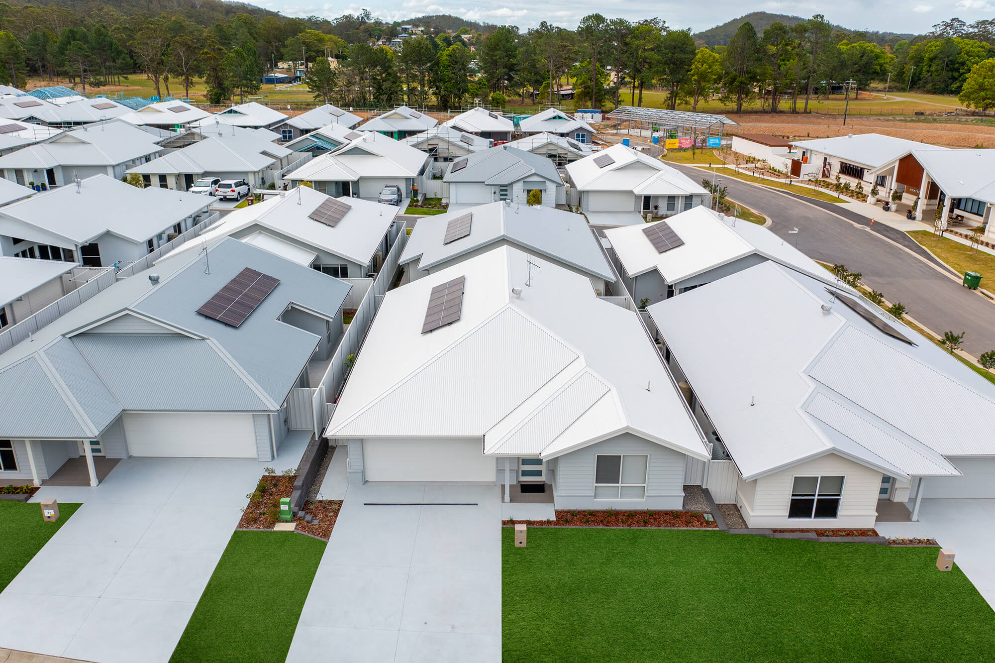 COLORBOND® steel – Roofing, Fascia and Gutters, Garage Doors, and Water Tanks - Surfmist® and Shale Grey™