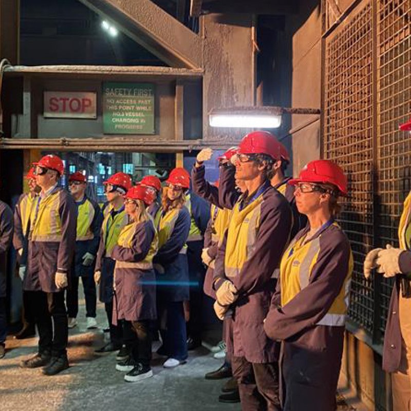 Understanding how steel is made at BlueScope's Port Kembla Steelworks.