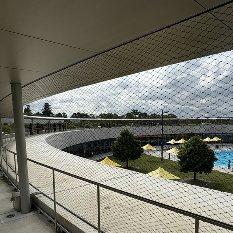 Parramatta Aquatic centre walkway