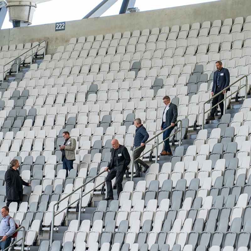 Seating at Commbank Stadium