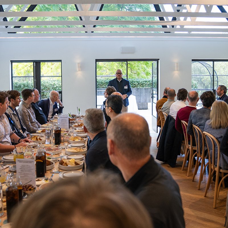 BlueScope's Architects Study Tour 2024 - Networking over lunch at MISC Parramatta