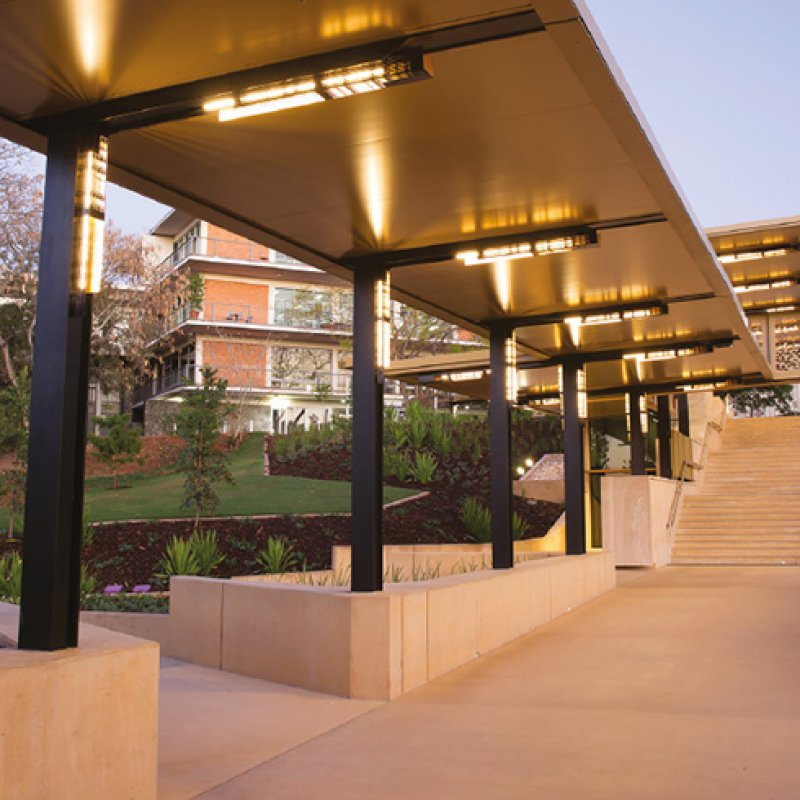 Queensland Uni adds golden touch to walkway 