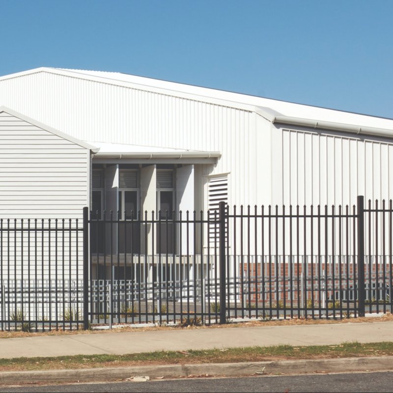 Goodna State School, Queensland - using Lysaght's LONGLINE 305®, WEATHERLINE® and CUSTOM ORB® cladding, all made from COLORBOND® steel.