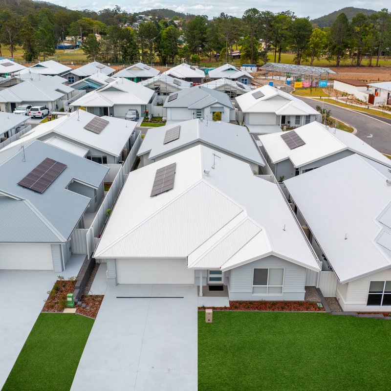 COLORBOND® steel – Roofing, Fascia and Gutters, Garage Doors, and Water Tanks - Surfmist® and Shale Grey™
