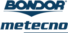 Bondor Metecno logo blue font