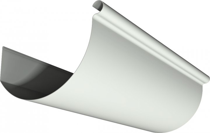 No.1 Roofing 150 Flat Back Half Round Gutter