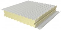 ARCPANEL Firetek Panel - Corrugated PIR core render