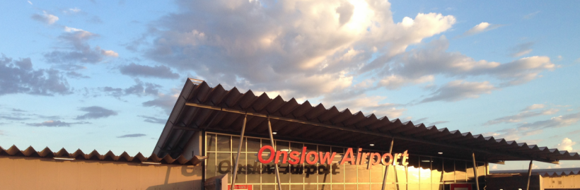 Onslow Airport Terminal in Onslow, Western Australia